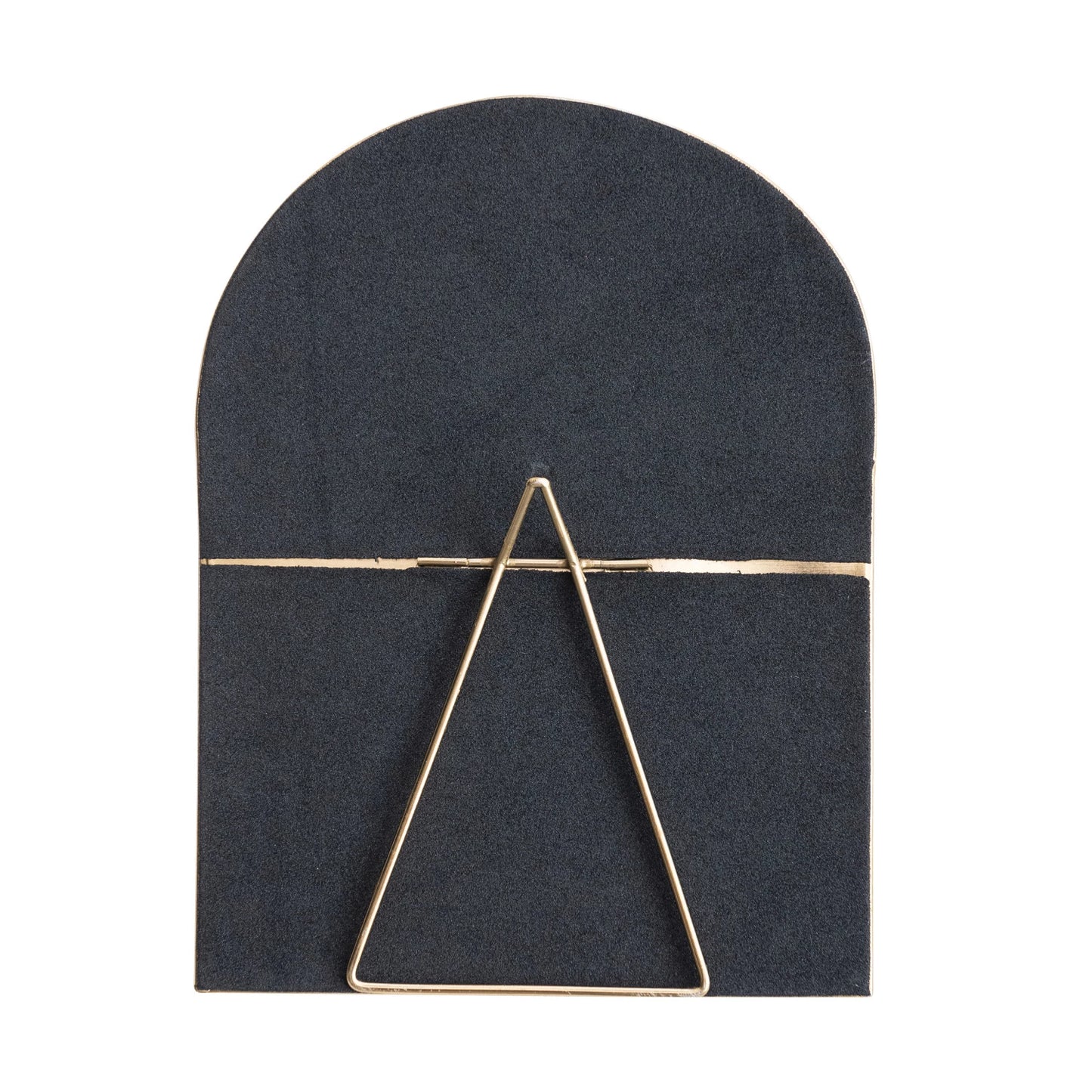 Brass Arched Standing Mirror