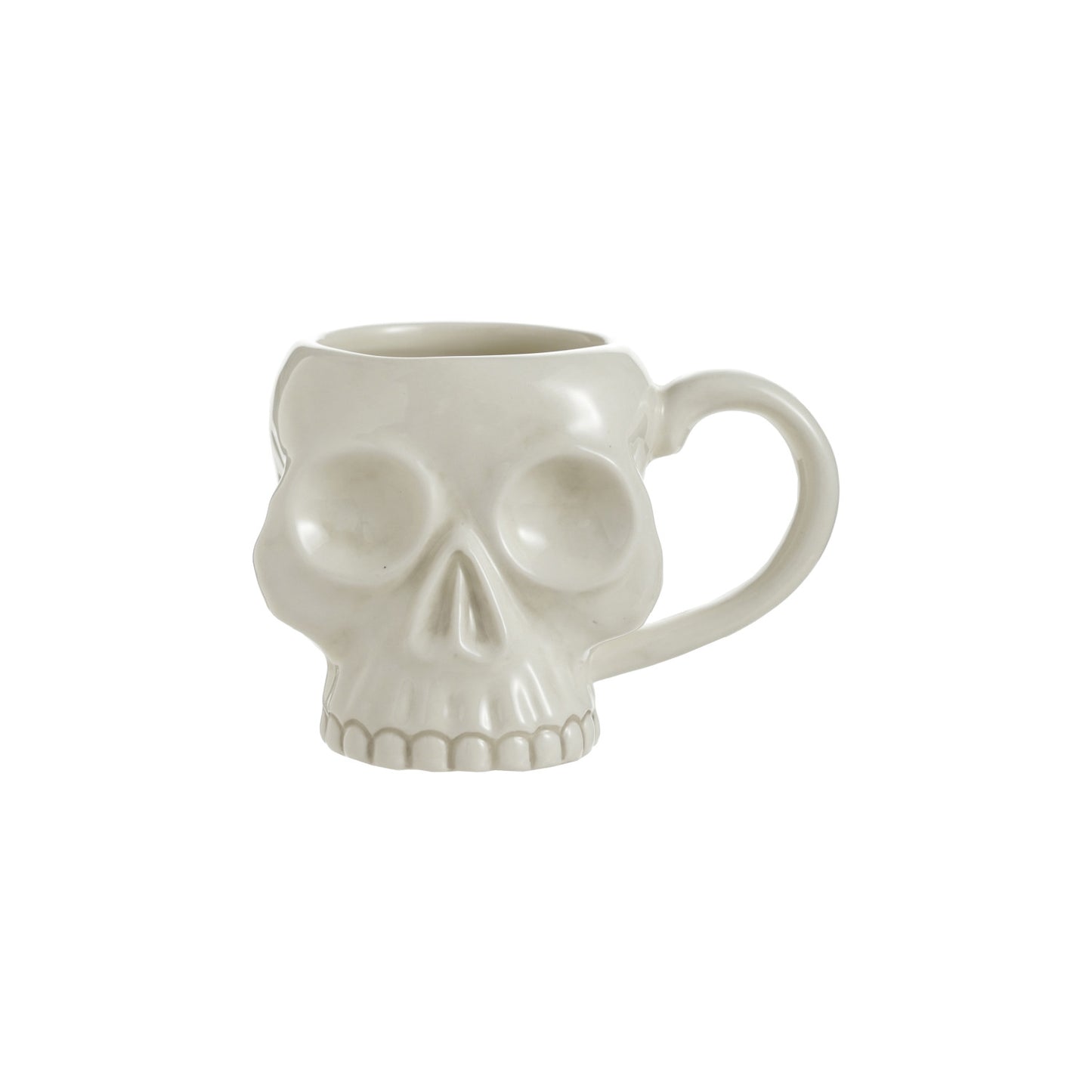 8 oz Stoneware Skull Mug
