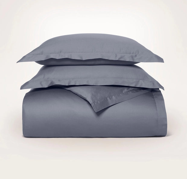 Percale Hemmed Duvet Set