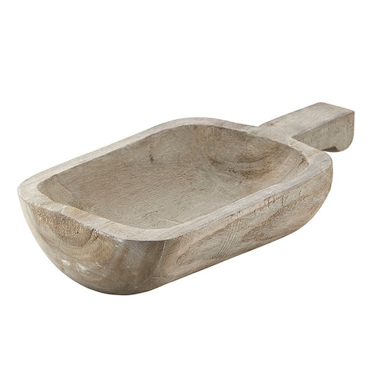 Paulownia Handle Tray -Grey