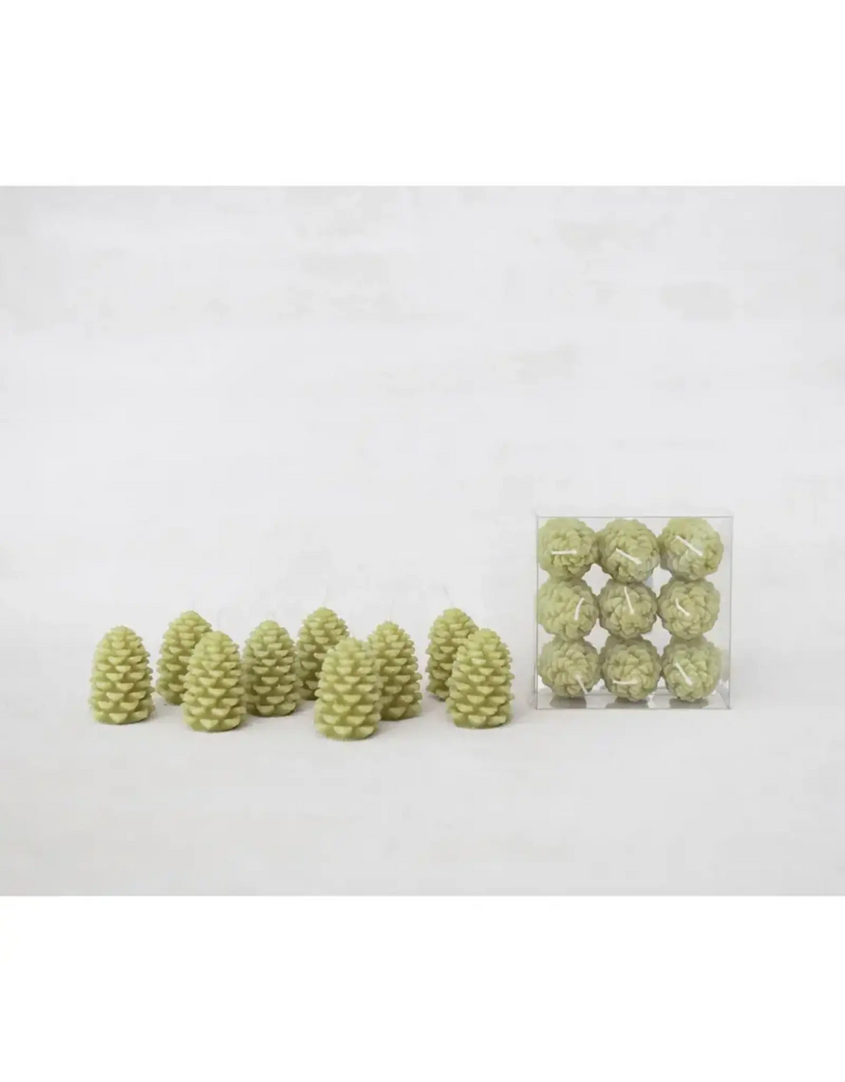 Green Pinecone Tea Light