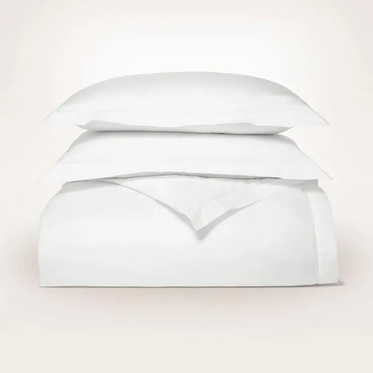 Percale Hemmed Duvet Set