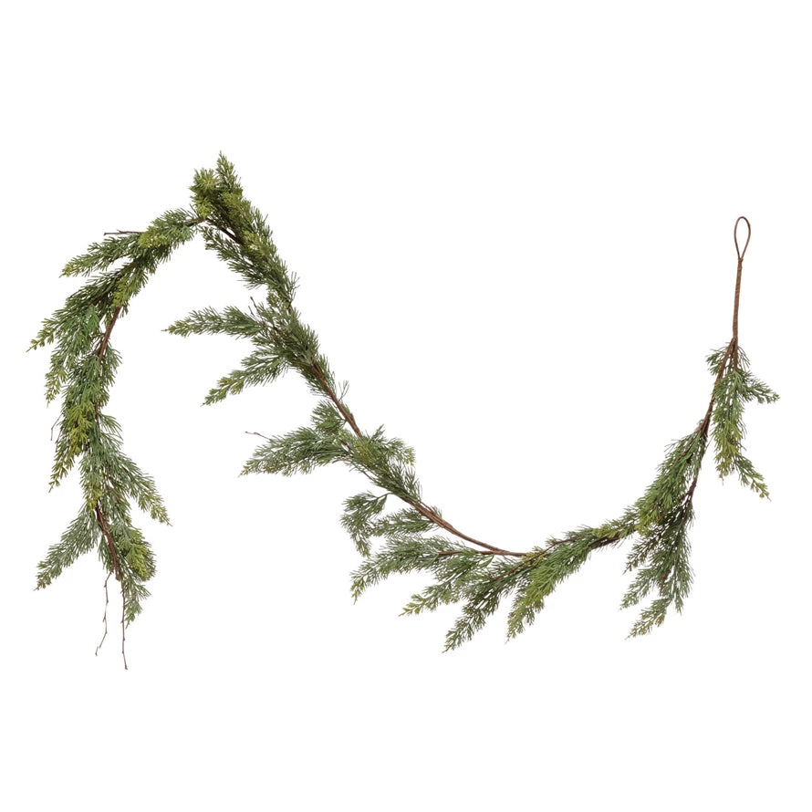 Faux Cedar Garland 84" L