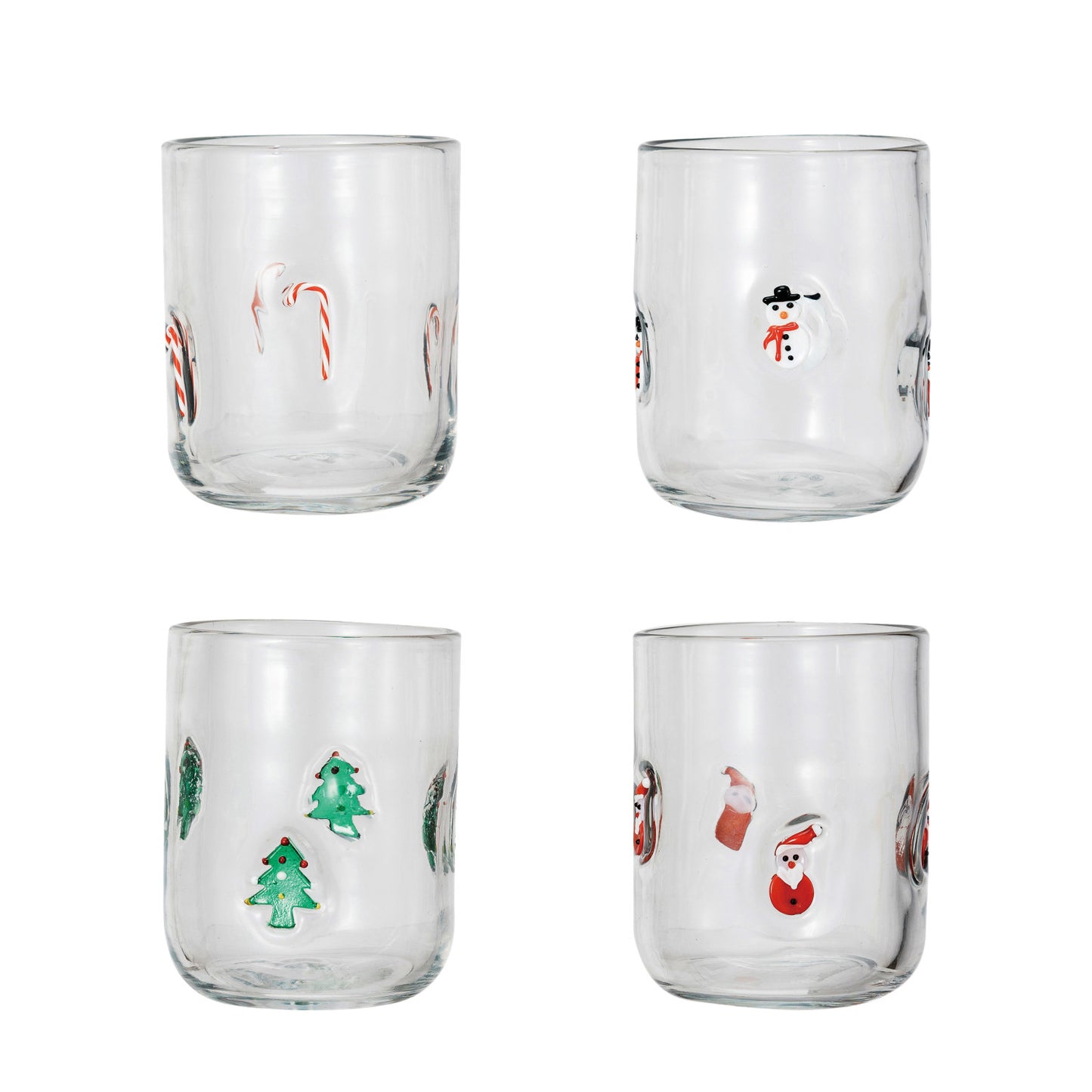 16 oz Holiday Icon Glass