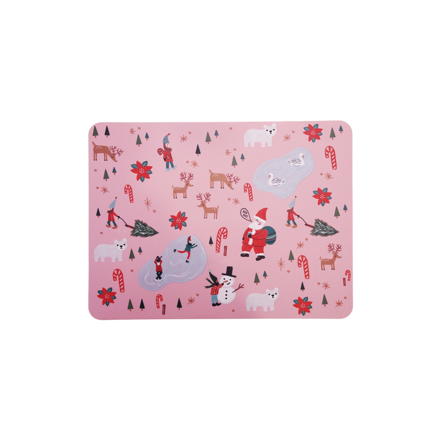 Silicone Non-Slip Baking Mat with North Pole Pattern ©