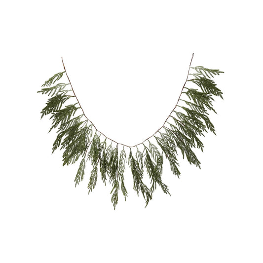 72"L x 20"H Faux Cypress Garland