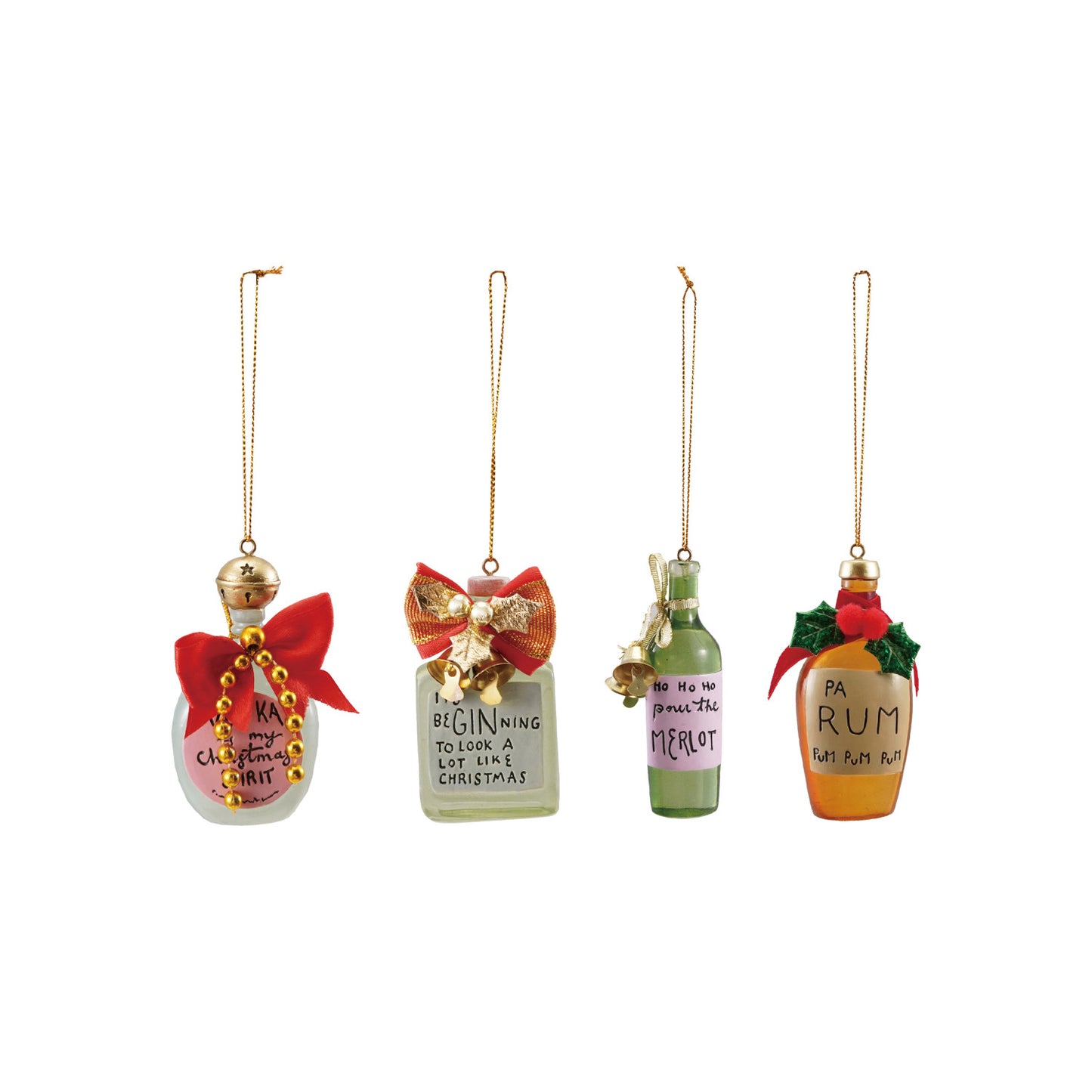 Resin Bottle Ornament