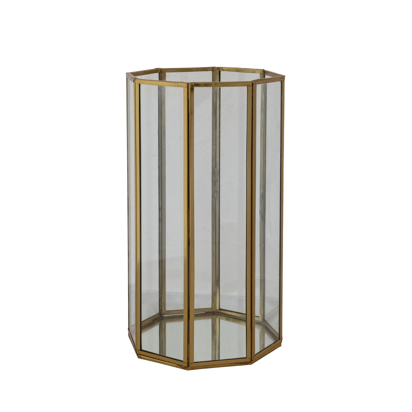Glass & Brass Hurricane-Small
