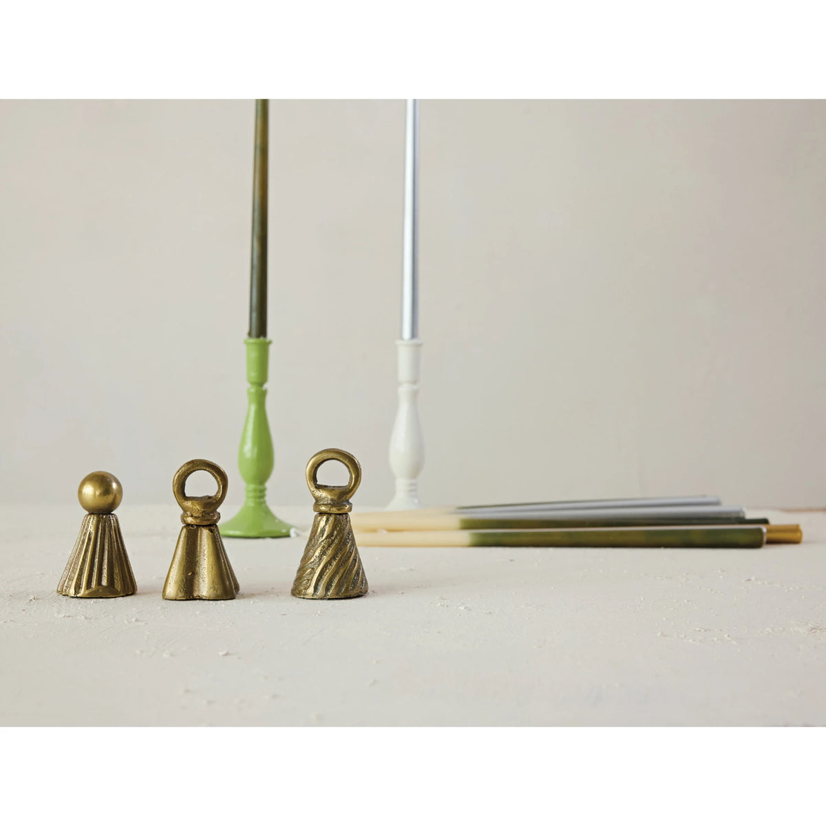 Aluminum Bell Snuffers-Gold Finish