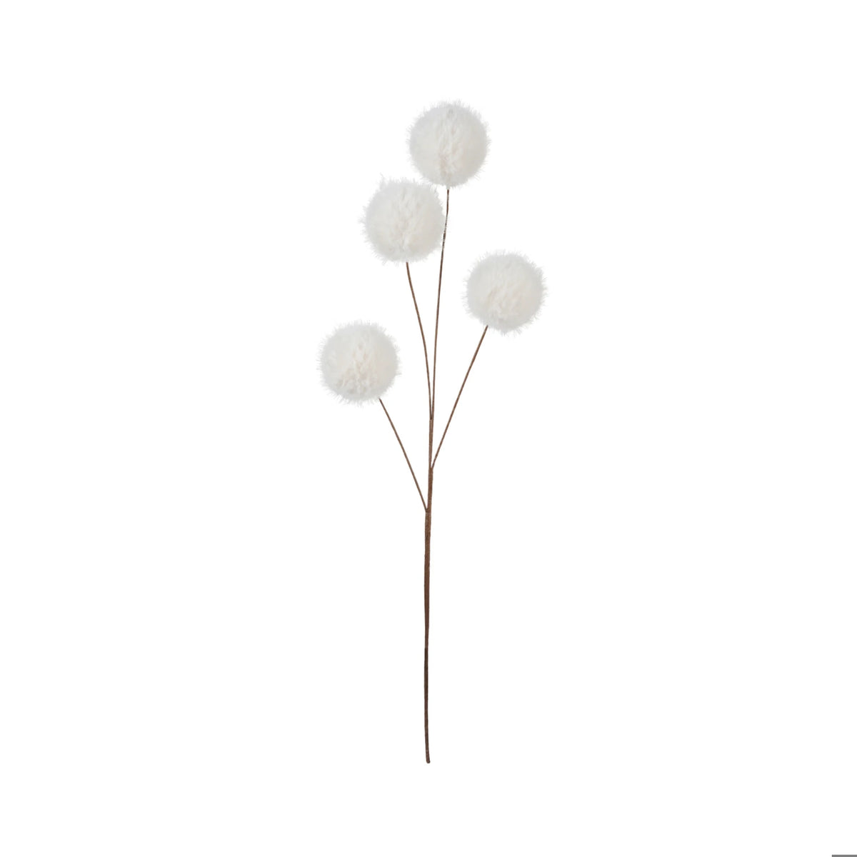 Faux Fur Snowball Pick