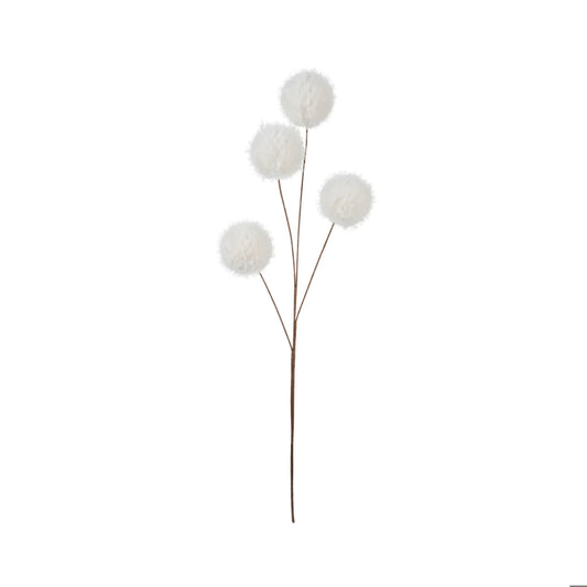 Faux Fur Snowball Pick