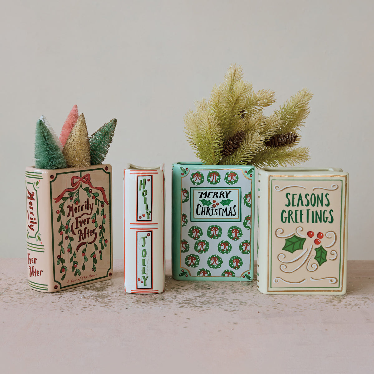 Ceramic Book Vase