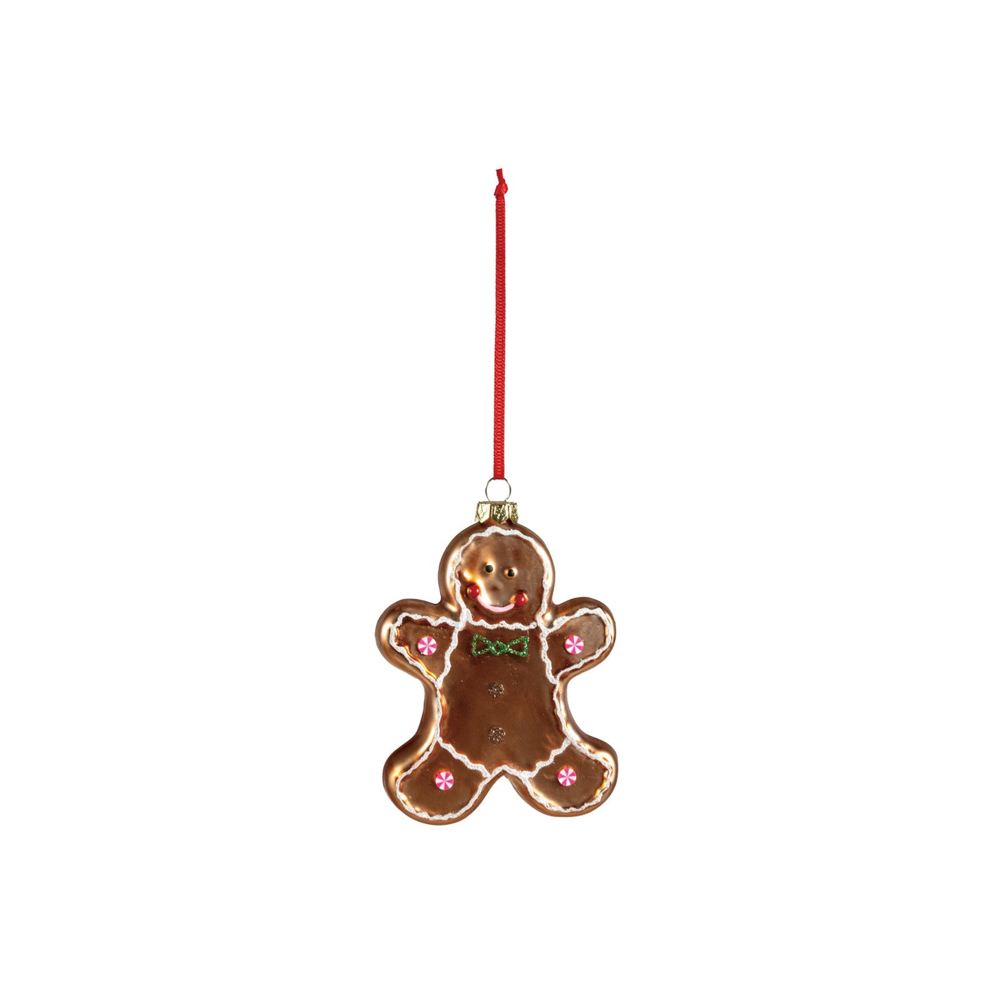 Hand-Painted Gingerbread Ornament