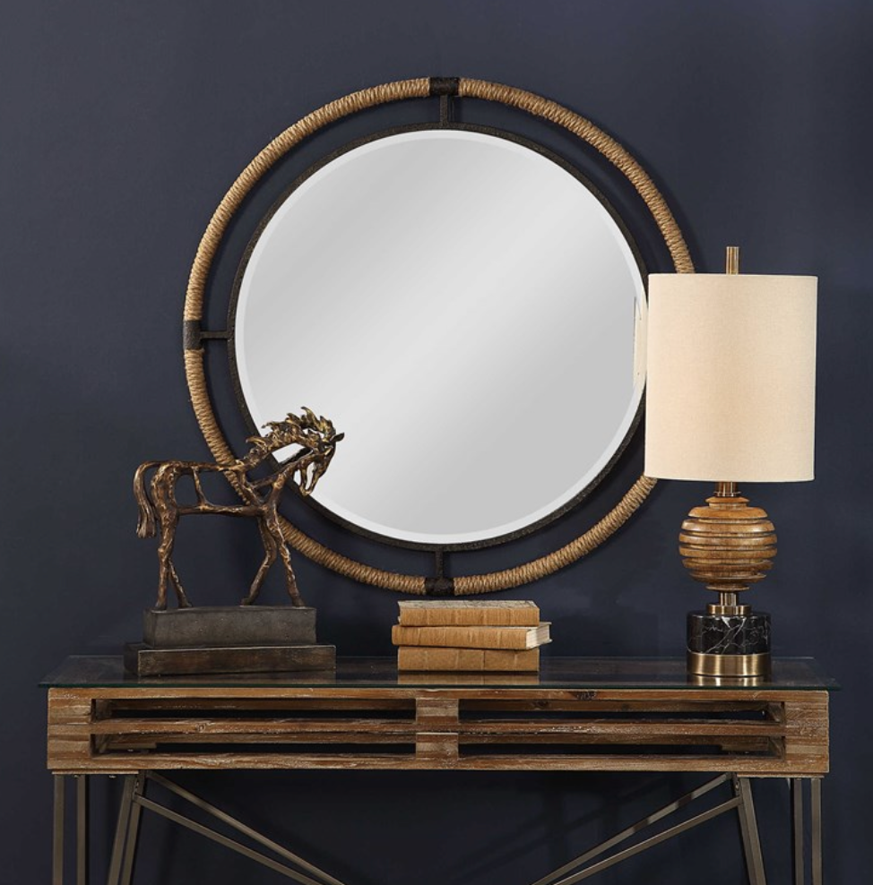 Melville Round Mirror