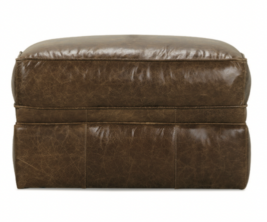 Kara Leather Ottoman