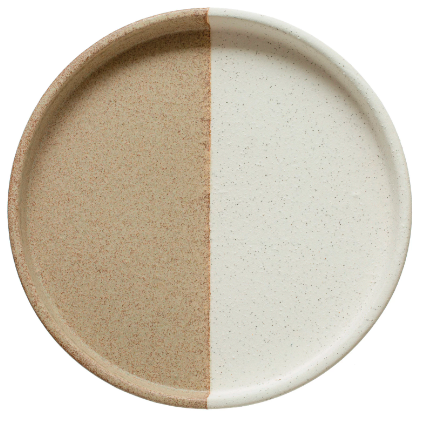 Two-Tone Stoneware Tray