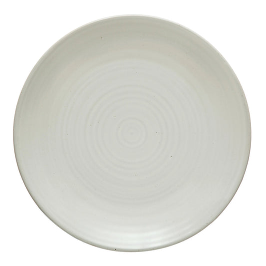 Stoneware Plate with Glaze